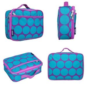 Wildkin Lunch Box, Big Dot Aqua
